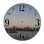 New York at Sunset Wall Clock