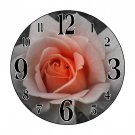 A Touch of Color Rose Wall Clock