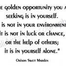 Golden Opportunity T-Shirt Quotes
