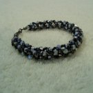 Chainmaille Swarovski Satin Black Bracelet
