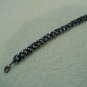 Chainmaille Swarovski Satin Black Bracelet