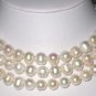 Real 50" 12mm white FW pearl necklace