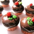 2 Chocolate Muffin Charm