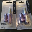 (2) Maybelline FOOLS GOLD #50 Forever Metallics Lipstick Sealed Rare Lipcolor Lot