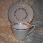 Syracuse Baroque Gray Cup & Saucer