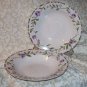 Laura Ashley GRAPEFIELDS (2) Rimmed Soup bowls