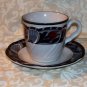 Noritake 8683 Tulip Ridge Cup and Saucer