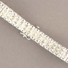 3 Cttw Full Round Cut Diamond /Sterling Silver Bracelet