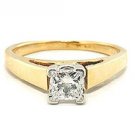 0.52 Ct Diamond Engagement Ring--size 5