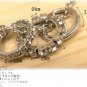 three rings silver necklace