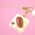 white choco hazelnut cell strap