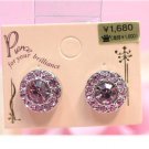 round stones earrings