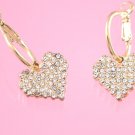 mosaic gold earrings