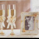 Ceremonial Wedding Glasses & matching frame