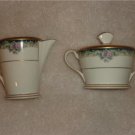 NORITAKE Mi Amor Sugar & Creamer 4717 Fine China Japan