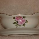 Narumi China Peony Garden Gravy Boat Japan