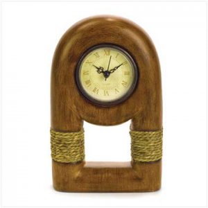 ROPE-TRIM CLOCK