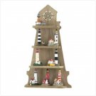 LIGHTHOUSE SHELF WITH 8 LIGHTHOUSES