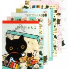San-X Kutusita Nyanko Boots "Toy Trunk" Memo Pad with Stickers