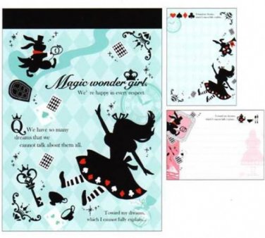 Crux Alice in Wonderland "Magic Wonder Girl" Small Memo Pad