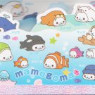 San-X Mamegoma Marine Little Seals "Ocean" Small Memo Pad