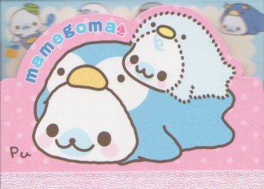 San-X Mamegoma Marine Little Seals "Penguin" Small Memo Pad
