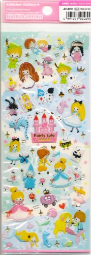 Kamio "Fairytale World" Epoxy Puffy Sticker Sheet