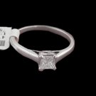 .50ct Women's Princess Cut 14kt White Gold Diamond Ring