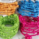 Bracelet & Earring Sets Bunch Beads Flexable Color Asst/DZ 6 Color Asst
