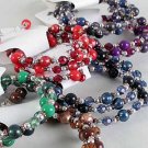 Bracelet & Earring Sets Flexable Lucite Bead W Cc Beads/DZ **NEW** 6 Color Asst,Flexable