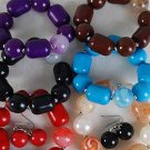 Bracelet & Earring Sets Large Lucite MarbleStretch/dz **NEW** Stretch,6 Color asst