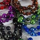 Bracelet & Earring Sets Metallic Ball W Solid Beads/DZ/dz **NEW** 6 Color Asst