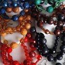 Bracelet & Earring Sets Silky Pearl Ball W Beads/DZ 6 Color Asst