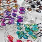 Bracelet Bangle Ovel Transparent Beads/DZ ** New Arrival** 6 Color Asst