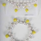 Bracelet CC Beads W Tennis Epoxy Stretch/DZ ** New Arrival** Stretch