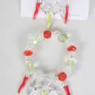 Bracelet Lucite With Chilis Stretch/DZ ***New Arrival***