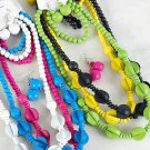 3pcs Necklace Sets Art Deco Shape Color Asst/DZ **Post** 3pcs Sets,6 Color Asst