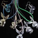 Necklace Set Rabbit W Rhinestone/DZ/DZ **HOT** Color asst,High Polish Cast,Gold or Silver Finish