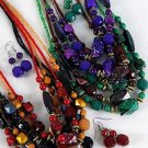 Necklace Sets Bead W Spray Block/FZ **NEW** Winter Sellection,6 Color Asst