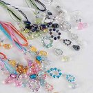 Necklace Sets Cast Lucite AB Stone W Teardrops/DZ ** New Arrival** Color Asst