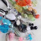 Necklace Sets Lucite W Pearl Beads/DZ ** New** 6 color Asst **Made For the Chidren Size**