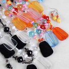 Necklace Sets Lucite With Oblong Block/DZ ** New arrival** 6 Color Asst