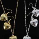 Necklace Sets Puff Heart/DZ **New Arrival** Tiffany Look Like