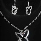 Necklace Sets Rabbit W Chain/DZ **New Arrival**choose gold or silver finish