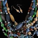 Necklace Sets Wood Color Asst 24''/DZ **NEW** 24'' Long Color Asst