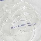 Earring 3 Pair Mesh Hoop Silver 2" 2.5" 3" 3Size mix/dz Silver