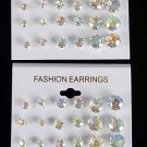 Earrings 12per ABclear Studs/DZ ABclear
