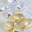 Earrings 2per Large Ovel Metal Hoops/DZ ** New Arrival** Choose gold or silver