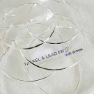 Earrings 3 Per large Shiney Hoops Silver 2" 2.5" 3" 3Size Mix/DZ Silver
