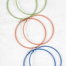 Earrings 8cm Color Hoop,Color Asst/DZ 8Color Asst